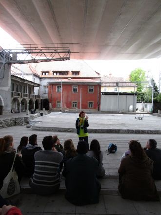 Križankes utomhusscen.