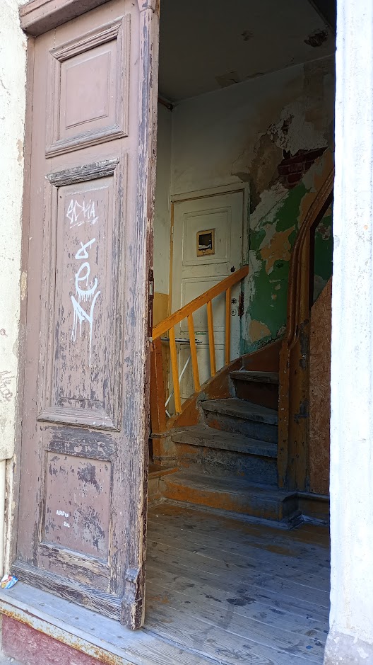 Förfallet kvarter strax söder om Gamla stan.