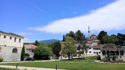 En av stadens moskéer.