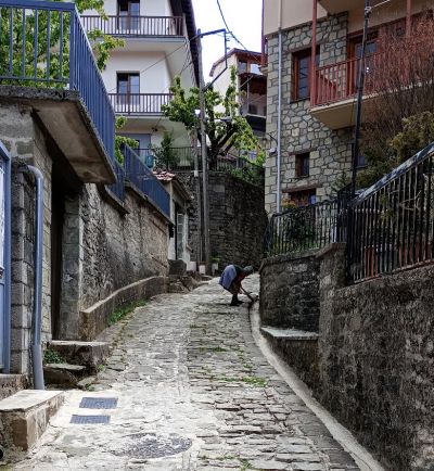 Nedre delen av byn. Nedre delen av byn.