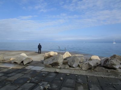 Det får bli ett dopp i kväll, tänkte jag. Och så blev det.