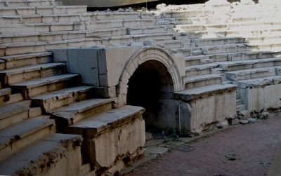 Romerskt stadion i Plovdiv (se även föregående bild).
