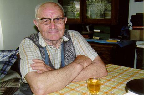 Hans Schlager i Neudorf. (Foto: Ulf Irheden)